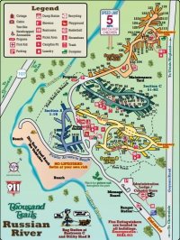 Thousand Trails Russian River Campground Map